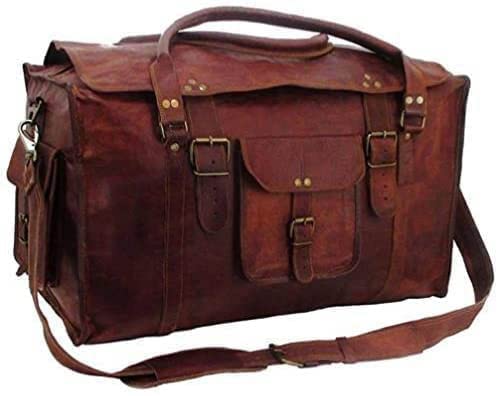 Cuero Retro Genuine Vintage Leather Duffel Bag