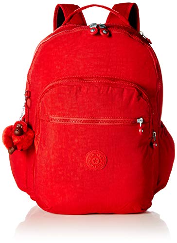 Kipling Seoul Go Laptop Backpack, Padded, Adjustable Backpack Straps, Zip Closure Laptop Backpack