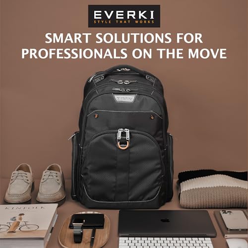 Everki Atlas Travel Friendly Laptop Backpack