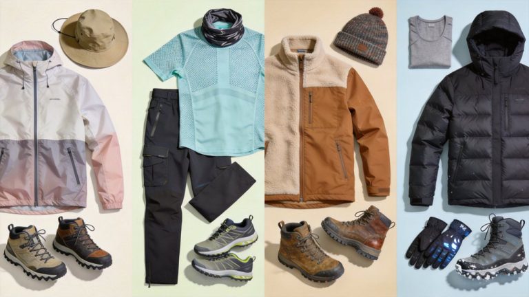 hiking attire for seasons